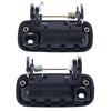 Toyota Hilux 4pc Front & Rear Outer Door Handle Textured Black (1988–1997)