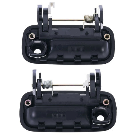 Toyota Hilux 4pc Front & Rear Outer Door Handle Textured Black (1988–1997)