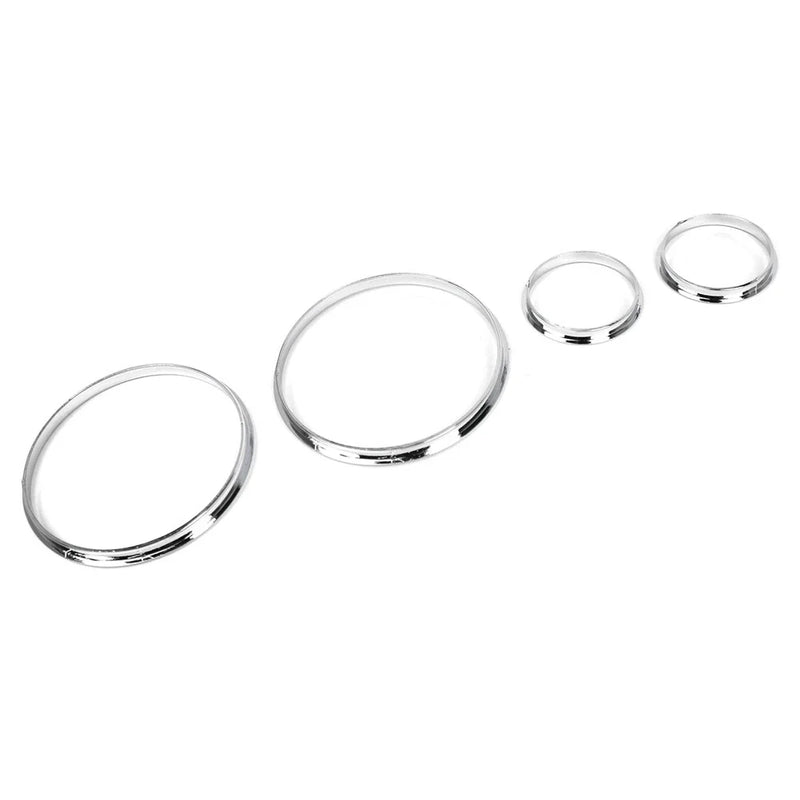 BMW 5 7 Series E39 E38 M5 X5 E53 Speedometer Gauge Dial Rings Bezel Trim (1997-2003)
