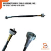 Toyota Corolla Sedan Speedometer Control Cable (1988-2002)