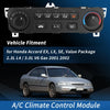 Honda Accord 2.3L 3.0L A/C Heater Climate Control Module (2001-2002)