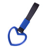 Universal Drift Car Heart Blue Tsurikawa Ring Handle Strap Charm