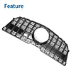 Mercedes-Benz GLK300 (2013-2015) Gloss Black Front Upper Bumper Grille