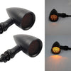 Harley Super Glide FXD Dyna Softail Black Turn Signal Lights (2006-2017)
