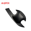 Ford Ranger 4 x Matte Black Outer Door Handle Bowl Covers (2012-2019)