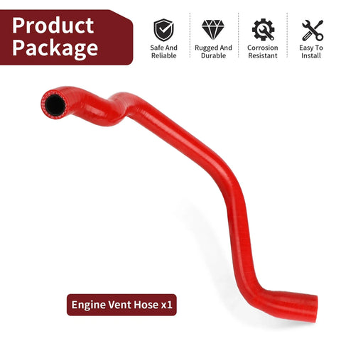 Polaris Ranger 570 XP Crew Full-Size (2015-2016) Red Engine Vent Hose