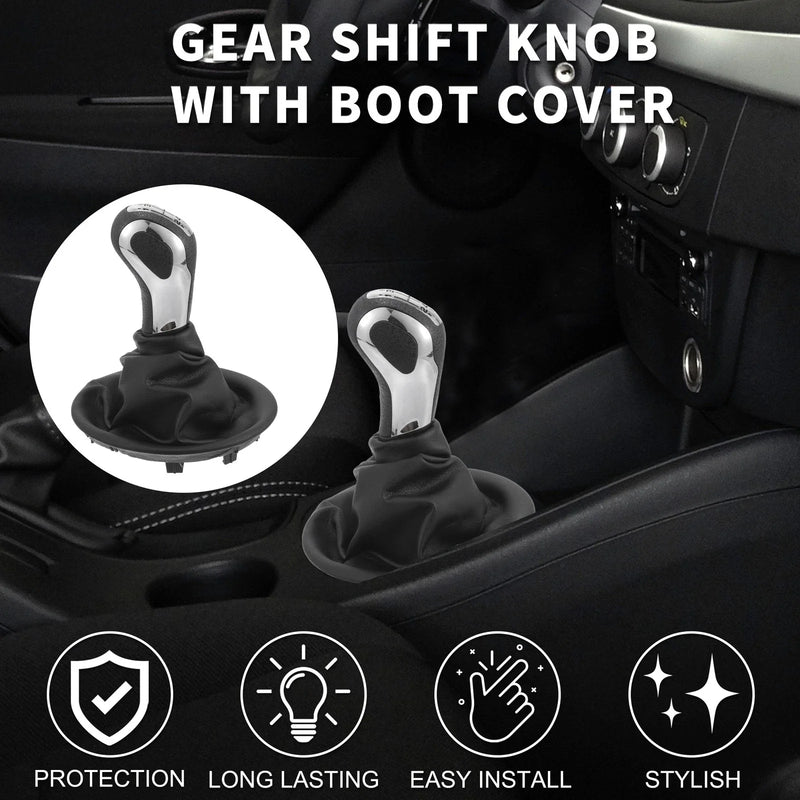 Peugeot Partner 5 Speed Gear Shift Knob & Cover (2008-2022)