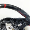 Toyota Supra A90 Flat Bottom Carbon Leather Steering Wheel (2019-2021)