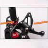BMW S1000RR Black Adjustable Rearset Footpeg Set (2010-2013)