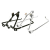 Harley Touring Chrome/Black Saddlebag Brackets (2009-2013)