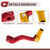 Kayo T2 Shifter Lever Folding Red Gold Tone
