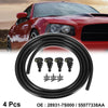 Nissan Titan, Infiniti QX56 4 x Front Windshield Wiper Nozzles (2004-2015)