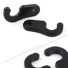 Jeep Wrangler, Gladiator Black Sun Visor Clips (2018-2023)