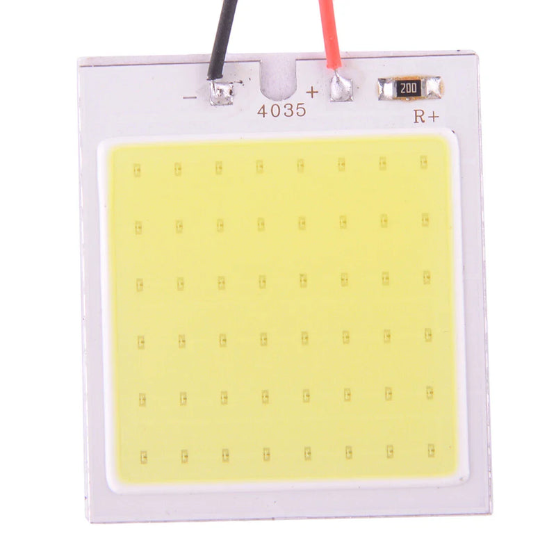 Car 8 Pcs 48 SMD COB White LED T10 Dome Map Light Bulbs (Various Years)