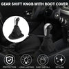 Chevrolet Spark Plastic Faux Leather 5-Speed Gear Shift Knob with Cover