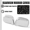 2002-2008 Dodge Ram 1500 2500 3500 Chrome Side Mirror Covers (2002-2008)