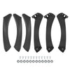 BMW E90 3 Series 6 x Black Inner Door Panel Handle Pull Trim Covers (2007-2013)