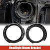 Jeep Wrangler JK (2007-2017) Black 7" Headlight Mounting Bracket