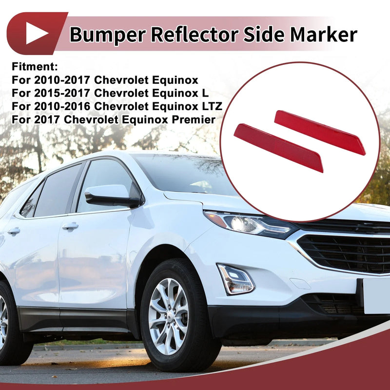 Chevrolet Equinox 1 Pair Rear Left & Rear Right Bumper Reflectors