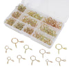 250pcs 5-14mm Fuel Line Hose Spring Clip Clamps
