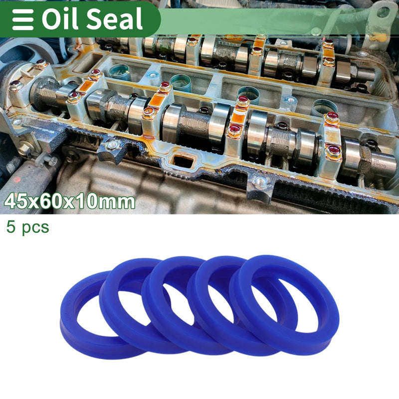 Oil Seal / 45x60x10mm 5 Pcs / Seal Ring Rotary Shaft Seal TPU