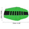 Universal Motorcycle Dirt Bike Green Black Seat Cover Anti Slip Cushion