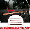 Honda CR-V 4 x ABS Wood Grain Inner Door Panel Strip Trim (2017–2020)