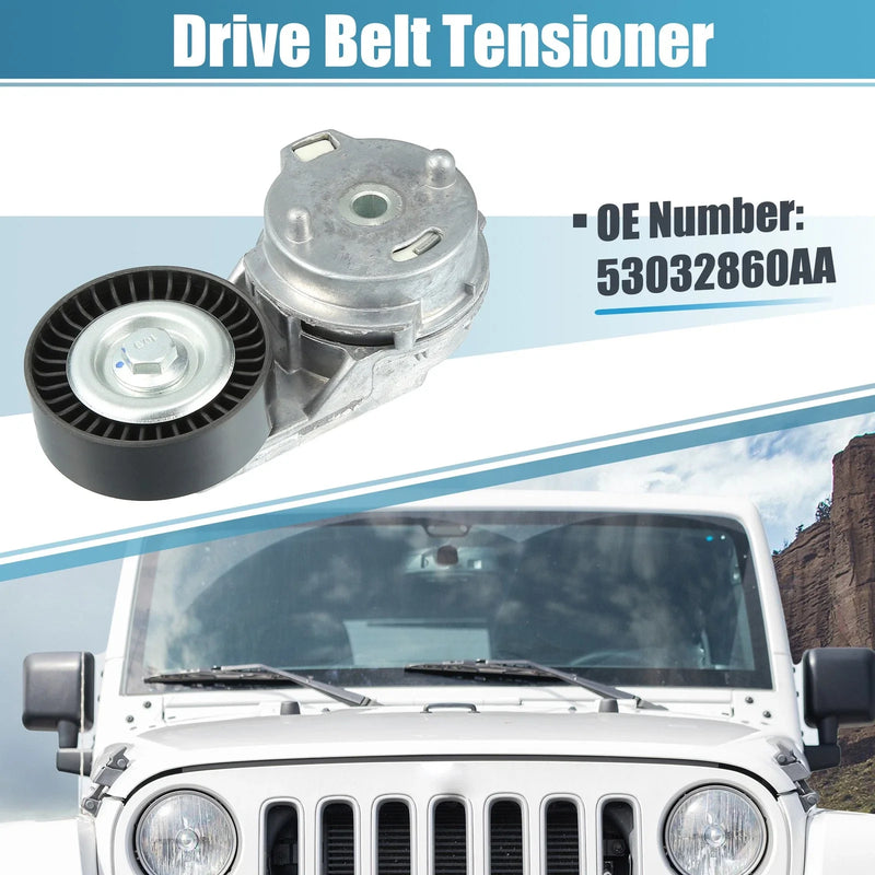 Jeep Wrangler V6 3.8L Belt Tensioner Pulley Assembly (2007-2011)