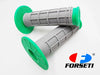 Kawasaki KX250 Forseti Hand Grip Set Green Grey
