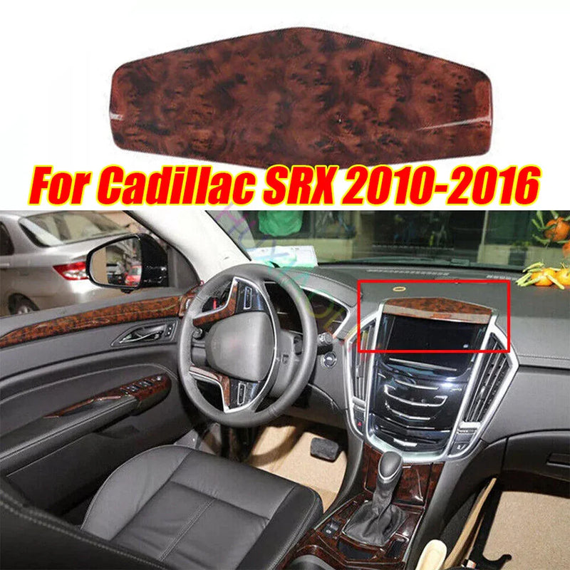 Cadillac SRX Wood Grain Console Nav Upper Panel Cover Trim 1x (2010–2016)