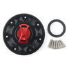 Kawasaki Ninja 500, ZX-6, ZX-7, ZRX-1100, GPZ500 Red Fuel Gas Tank Cap Cover