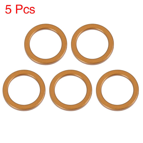 GY6125 O Rings 5pcs 22mm ID 30mm OD Exhaust Muffler Pipe Gasket