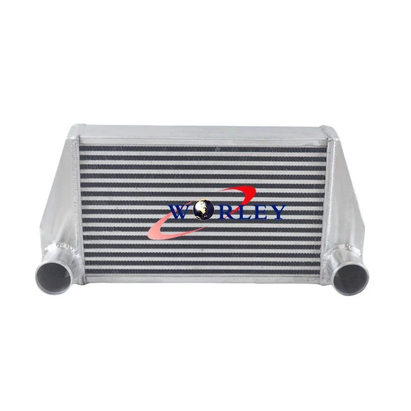 Universal V Mount Turbo Intercooler FMIC 25x12x3.5 2.75" Inlet Outlet