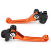 RMZ450 Orange CNC Aluminum Brake Clutch Levers (2005-2022)