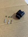 Auto 2 x Pins Wiring Harness Plug Socket