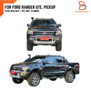 Ford Ranger T6 Silver Black Front Door Side Decal Sticker (2012-2014)