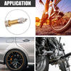 Car Auto Motorcycle 2 x Tire Valve Stem Inflator Extender Hose