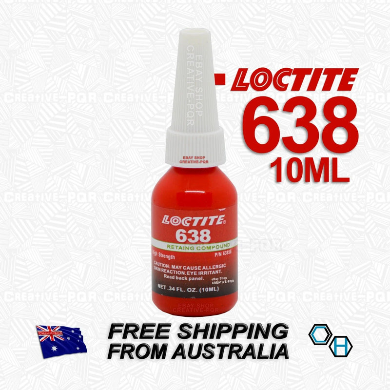 Loctite 638 10ml Maximum Strength Retaining Compound Industrial Glue