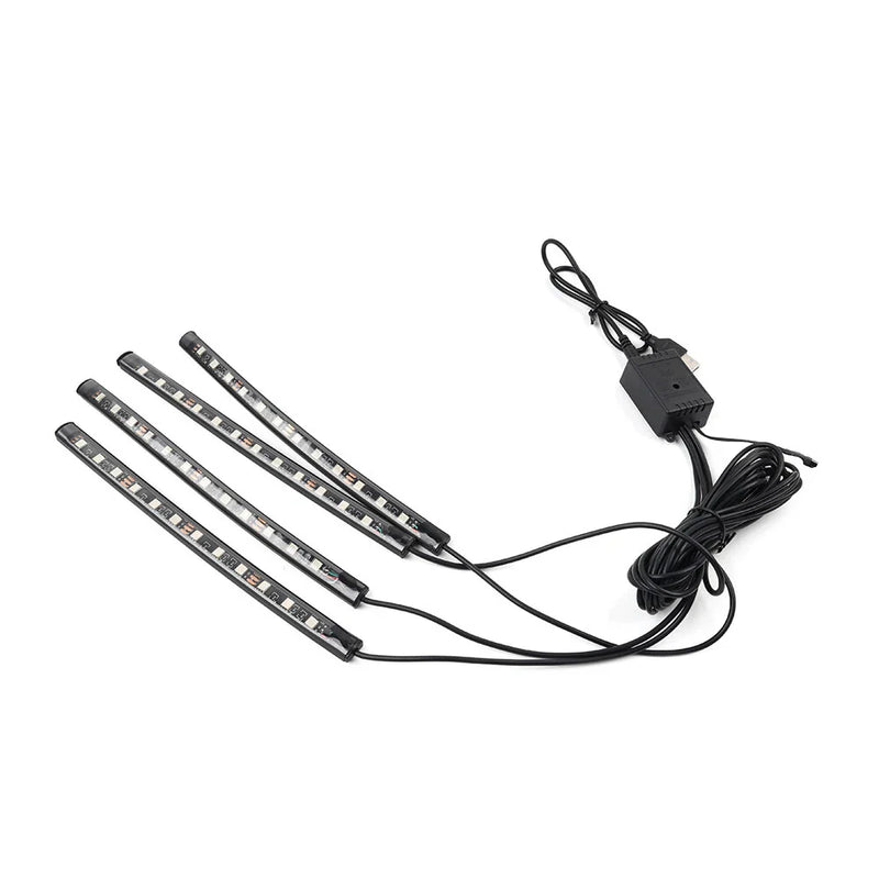 RGB Remote Control LED Floor Atmosphere Light Decorative Foot Lamp