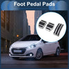 Peugeot 208 (2013-2018) Silver Tone Manual Footrest Pedals Cover Set