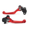 Suzuki RM125 RM250 RM85 Red Pivot Brake Clutch Levers (2001-2008)