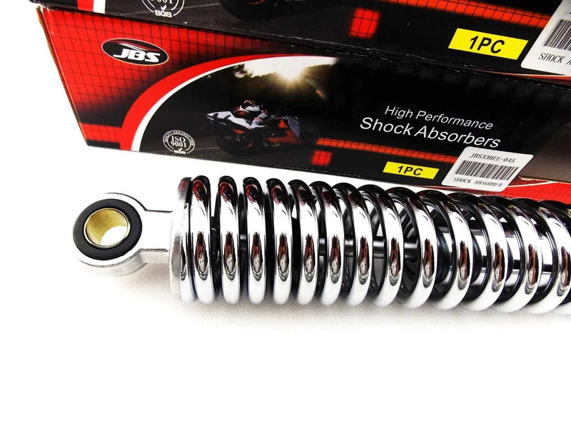 Kawasaki EN454 LTD 330mm JBS Chrome Rear Shock Absorbers (1985-1990)