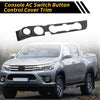 Toyota Tacoma Carbon Fiber Pattern Console AC Switch Button Trim