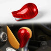 NISSAN 370z 2009-2018 Red Real Carbon Fiber Gear Shift Knob Cover Trim