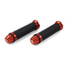 Yamaha, Honda, Suzuki - Red & Black 7/8" Hand Grips