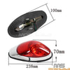 Harley Dyna, Yamaha VMX1200, Honda, Suzuki Integrated Brake Tail Light