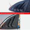 Hyundai Tucson Louver Cover Trim Matte Black Side Window (2016-2020)
