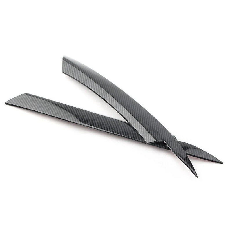 VW Passat B7 Carbon Fiber Headlight Eyelid Cover Trim (2010-2014)
