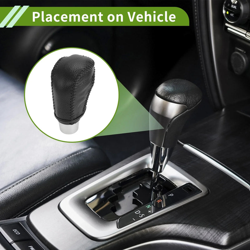 Honda Civic Pebbled Black Faux Leather Gear Shift Knob Cover (2016-2021)