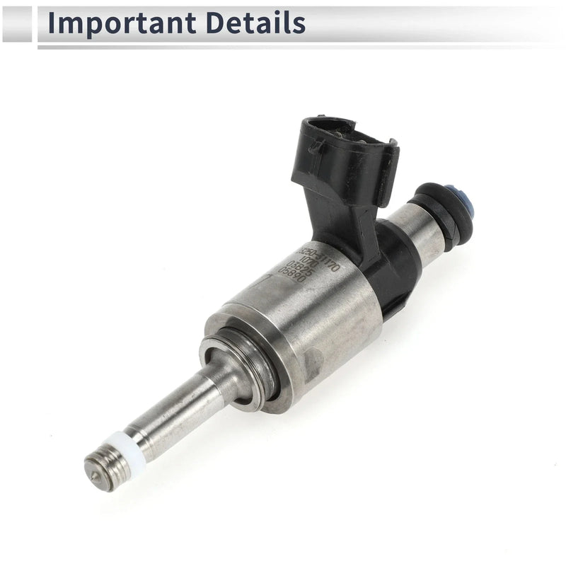 LEXUS GS350 (2016-2019) Black Silver Tone Fuel Injector 1 Pc